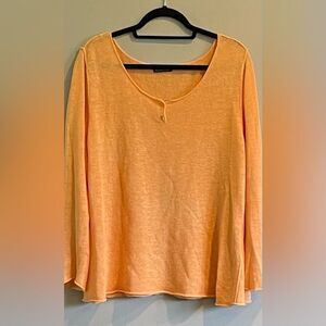 Eileen Fisher 100% Linen Knit Sweater Size 1X